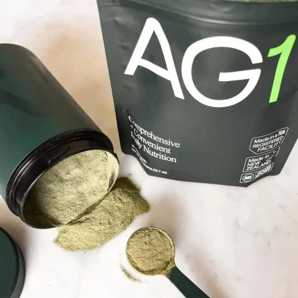 AG1 Athletic Greens 360g Pouch - Comprehensive Daily Nutrition, 30 Servings - Image 3